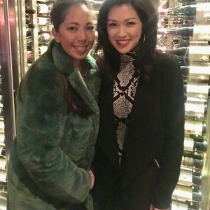 Warm Green Faux Fur Coat